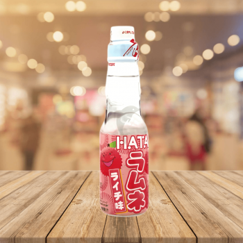 Hatakosen Lychee Ramune Soda 哈達荔枝味彈珠汽水