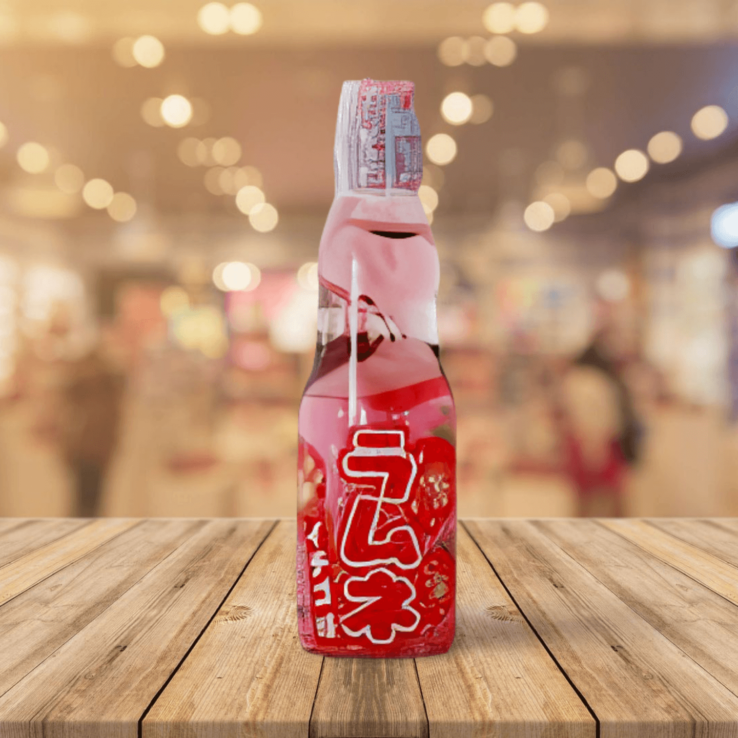 Hatakosen Strawberry Ramune Soda 哈達草莓味彈珠汽水