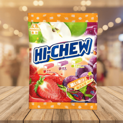Morinaga Hi Chew-Strawberry, Grape & Green Apple 森永嗨啾軟糖袋裝-綜合水果口味 110g