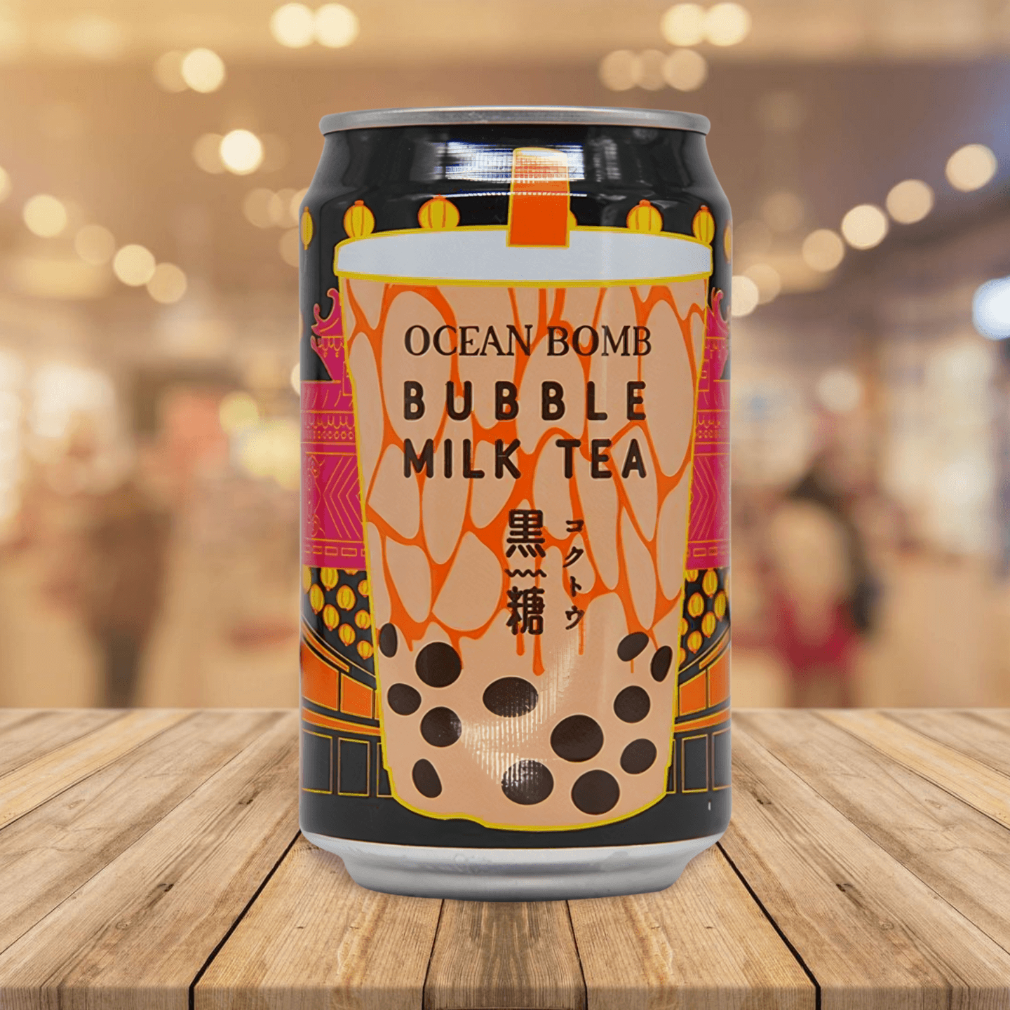 Ocean Bomb Brown Sugar Bubble Milk Tea 黑糖珍珠奶茶 315ml