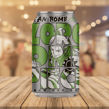 Ocean Bomb One Piece Sparkling Water-Honey Lemon 航海王蜂蜜檸檬風味氣泡水 330ml
