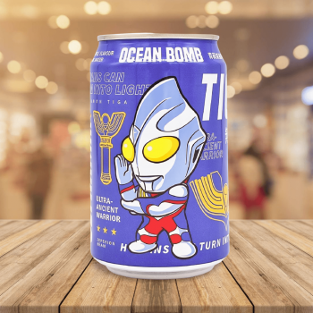 Ocean Bomb Ultraman-Green Apple  超人力霸王青蘋果風味氣泡水 330ml