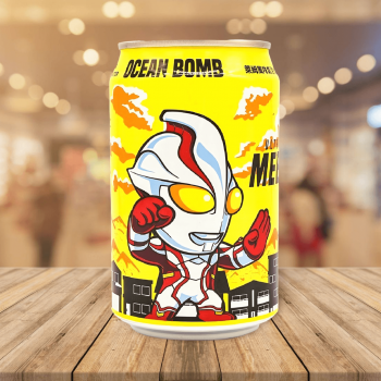Ocean Bomb Ultraman-Lime 超人力霸王萊姆風味氣泡水 330ml