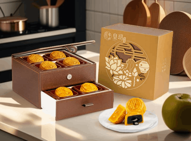 Lava Custard + Lava Sesame Mooncakes (8pcs) 流心奶黃 + 流心芝麻月餅 (8個) 900g