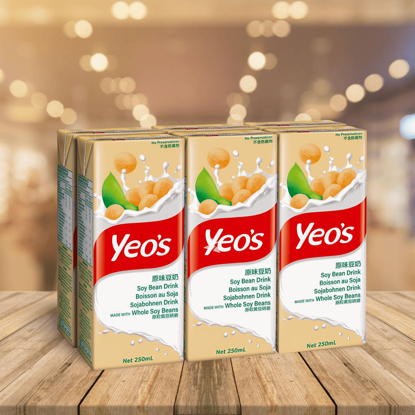 Yeo’s Soy Bean Drink 楊協成原味豆奶 250ml x 6 – 88 SPEEDMART