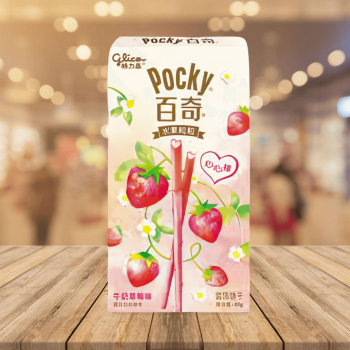 Glico Fruity Pocky-Milk & Strawberry 格力高粒粒百奇-牛奶草莓味