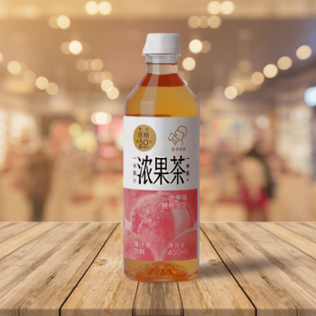 HeyTea Peach Oolong Tea 喜茶地中海桃桃金鳳浓果茶 450ml