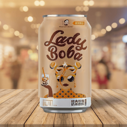 Madam Hong Lady Boba Classic Bubble Tea 洪大媽波波小妞珍珠奶茶 315ml