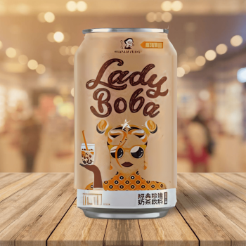 Madam Hong Lady Boba Classic Bubble Tea 洪大媽波波小妞珍珠奶茶 315ml