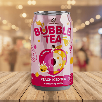 Madam Hong Peach Ice Tea with Bursting Bubble 洪大媽水蜜桃爆爆珠 320ml