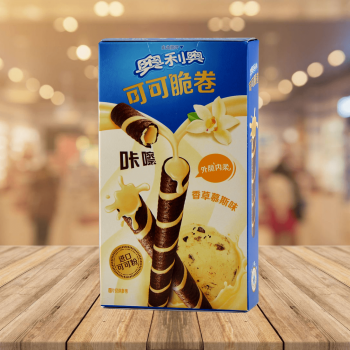 Oreo Cocoa Crispy Rolls-Vanilla Mousse  奧利奧可可脆卷-香草慕斯味 50g