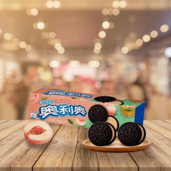 OreoCookies-Peach Oolong  奧利奧夾心餅乾-白桃烏龍味 97g