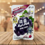 President Candy Sugar Free Bubble Gum-Grape飛壘Xylitol無糖口香糖-葡萄口味60.9g