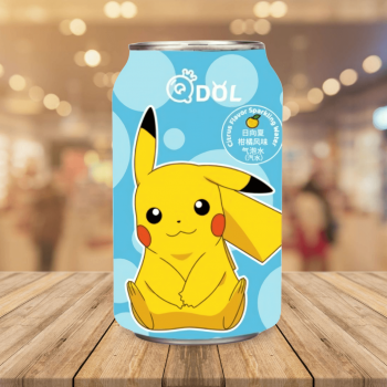 Qdol Citrus Flavour Sparkling Water 日向夏柑橘風味氣泡水 330ml