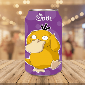 Qdol Grape Flavour Sparkling Water 葡萄風味氣泡水 330ml