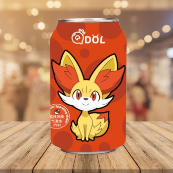 Qdol Lychee Flavour Sparkling Water 荔枝風味氣泡水 330ml