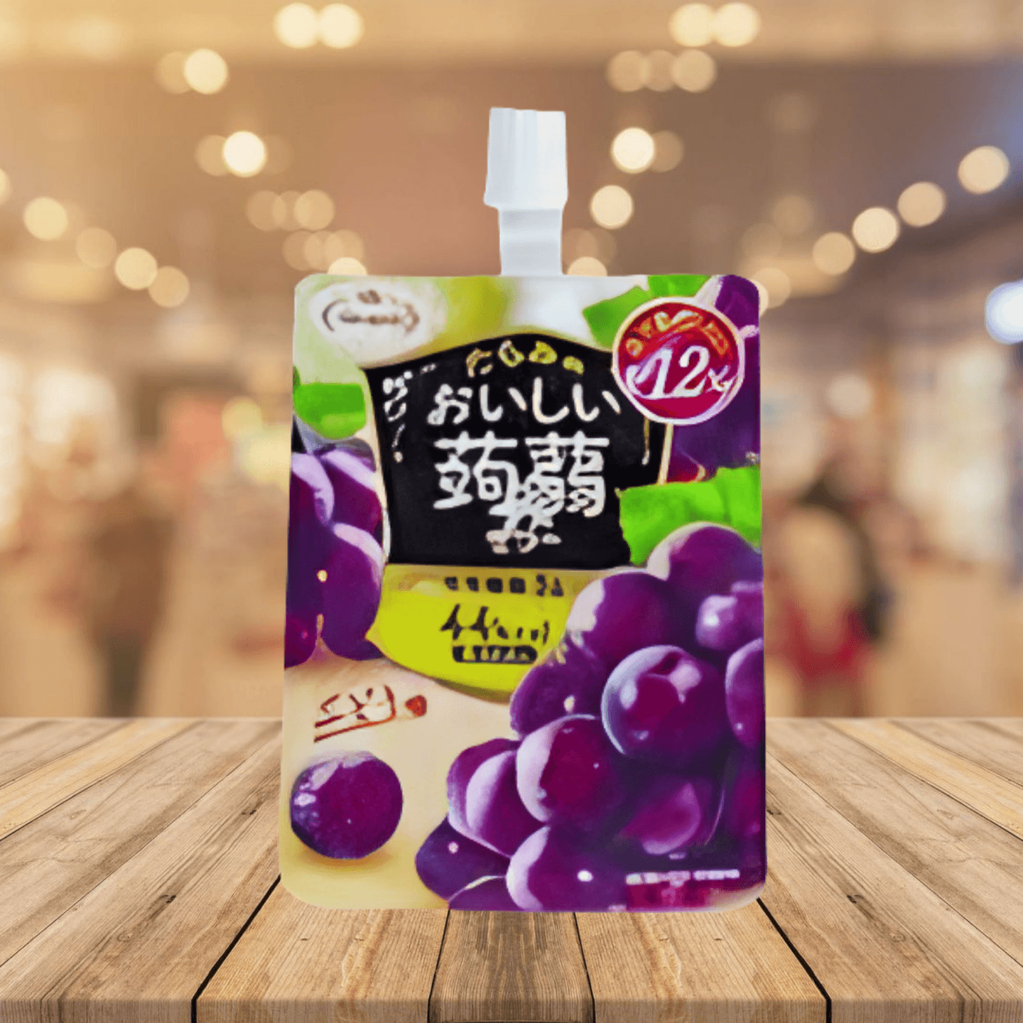 Tarami Oishi Konjac Jelly-Grape 塔啦蜜蒟蒻果凍-葡萄味 150g