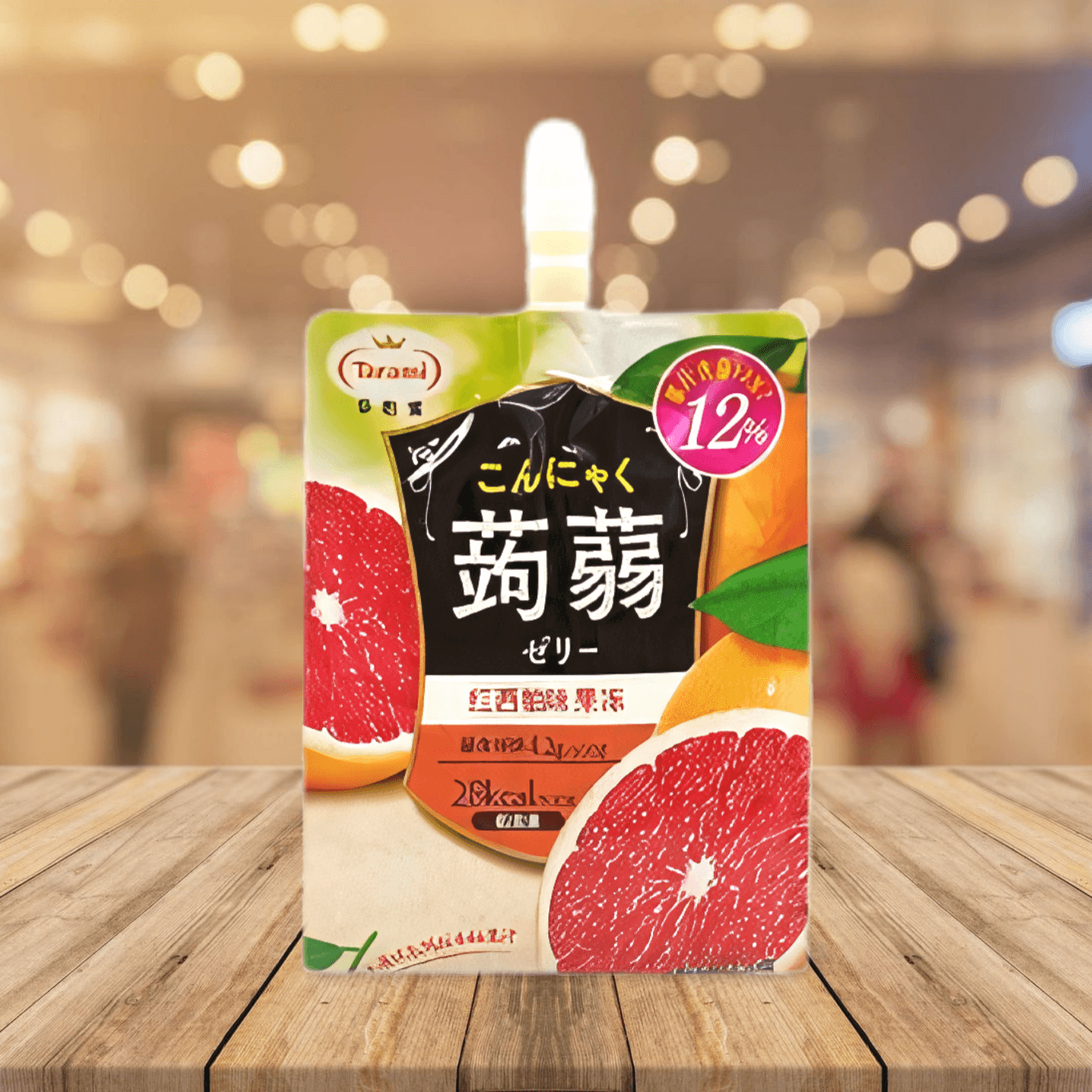 Tarami Oishi Konjac Jelly - Grapefruit 塔啦蜜蒟蒻果凍-紅西柚味 150g