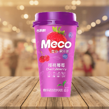 Xiang Piao Piao -Meco Cherry & Berry Juice-香飄飄蜜谷·果汁茶-櫻桃草莓 400ml