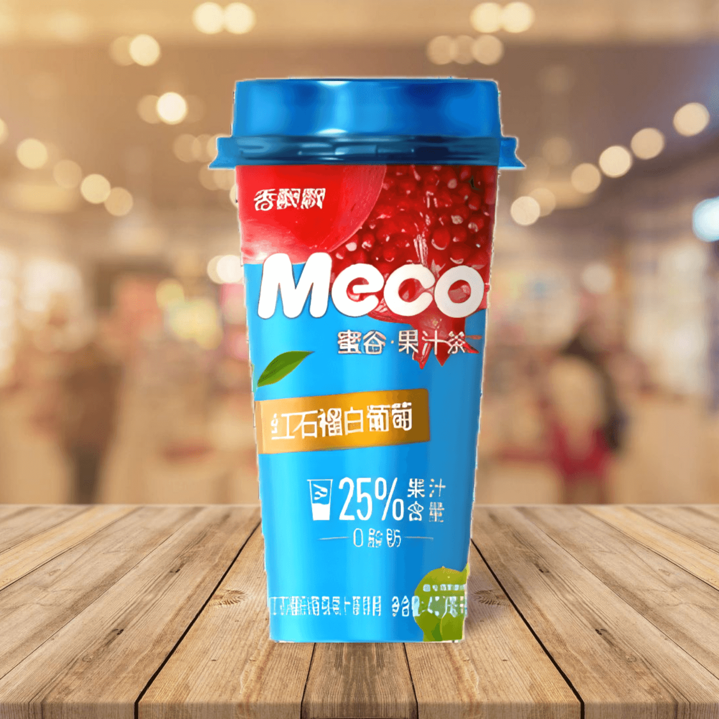 Xian Piao Piao Meco Pomegranate & White Grape Juice-香飄飄蜜谷·果汁茶-紅石榴白葡萄 400ml